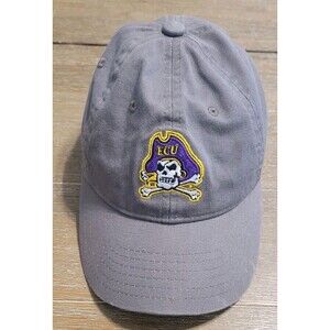 East Carolina Pirates ECU Hat Youth Size Gray THE GAME  Adjustable Strap Cap